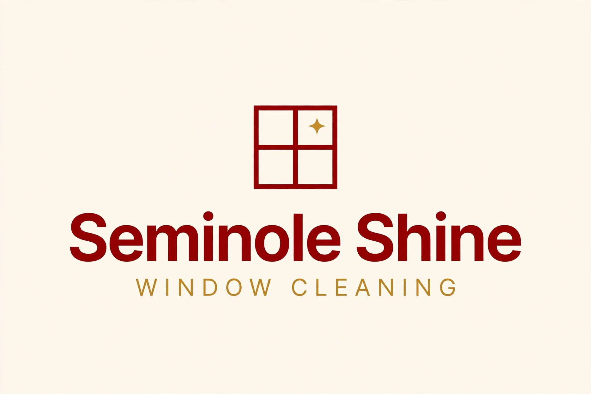 Seminole Shine Window Cleaning logo